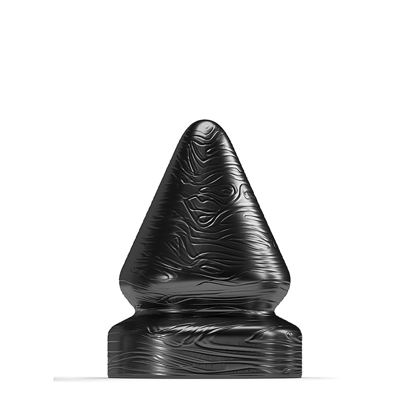 665, Inc STRETCH’R Sirup Butt Plug: Black Metallic (Medium)