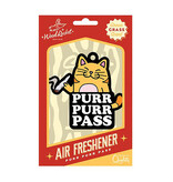 Wood Rocket Air Freshener: Purr Purr Pass (Green Grass Scent)