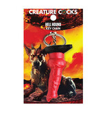 XR Brands Creature Cocks Silicone Keychain: Hell-Hound