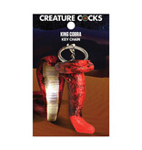 XR Brands Creature Cocks Silicone Key Chain: King Cobra