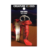 XR Brands Creature Cocks Silicone Keychain: King Cobra