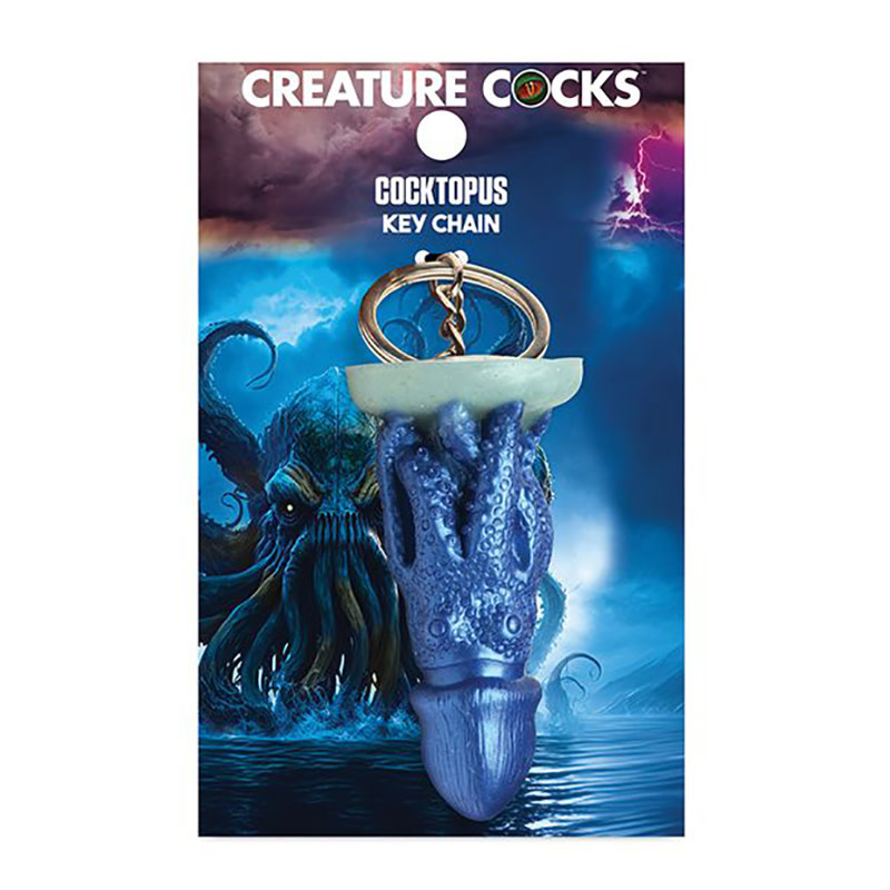 XR Brands Creature Cocks Silicone Keychain: Cocktopus