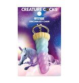 XR Brands Creature Cocks Silicone Key Chain: Mystique Unicorn