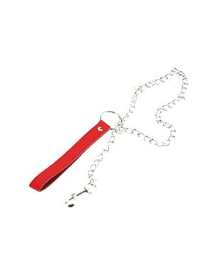 Premium Products Metal Chain Leash (Red)