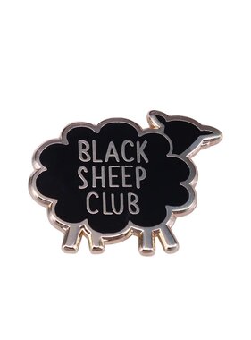 Premium Products Enamel Pins: Black Sheep Club