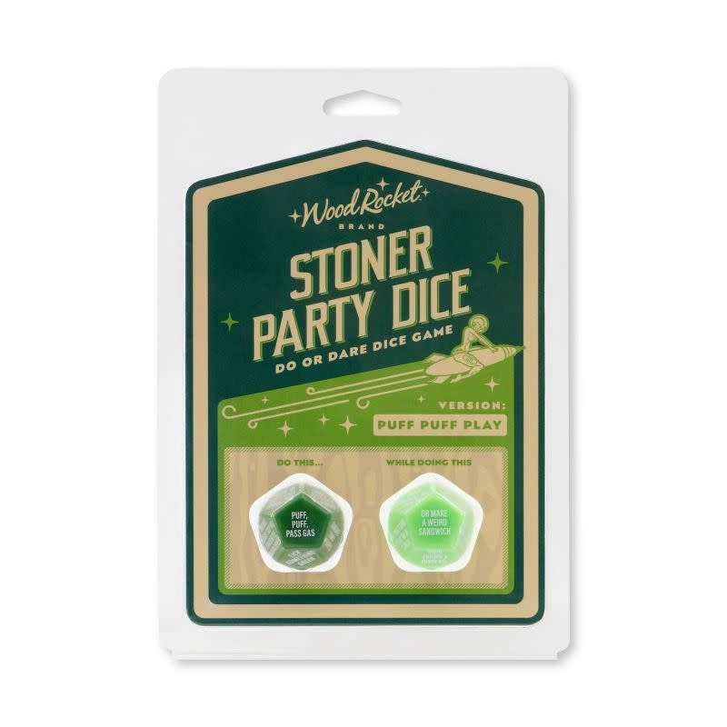 Wood Rocket Stoner Party Dice Game