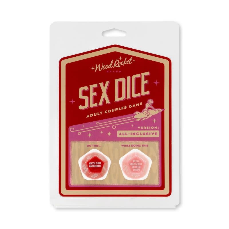 Wood Rocket Sex Dice (All Inclusive)