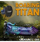 XR Brands Creature Cocks XL Dino Dick Dinosaur Silicone Dildo