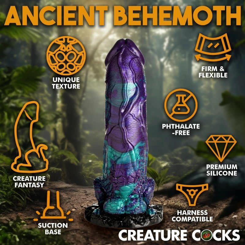 XR Brands Creature Cocks XL Dino Dick Dinosaur Silicone Dildo