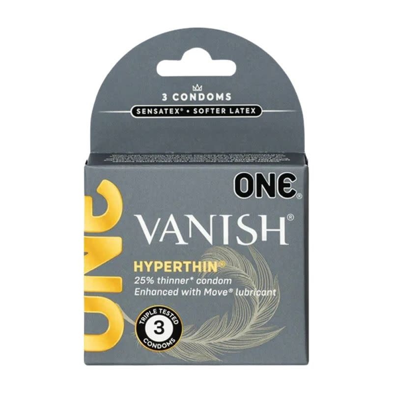 ONE Condoms ONE Vanish Hyperthin Condoms 3 Pack