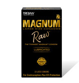 Trojan Condoms Trojan Magnum Raw Condoms 10 Pack
