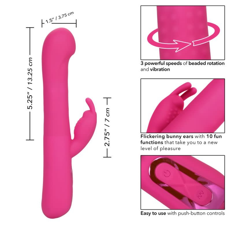 Cal Exotics Jack Rabbit Elite Beaded G Rabbit Vibrator