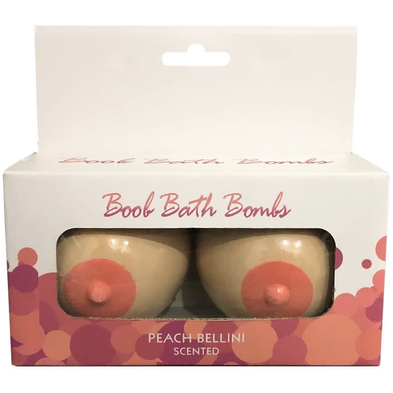 Kheper Games Boobie Bath Bombs (Peach Bellini)