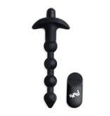 XR Brands Bang! Vibrating Anal Beads (Black)