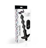 XR Brands Bang! Vibrating Anal Beads (Black)