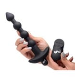 XR Brands Bang! Vibrating Anal Beads (Black)