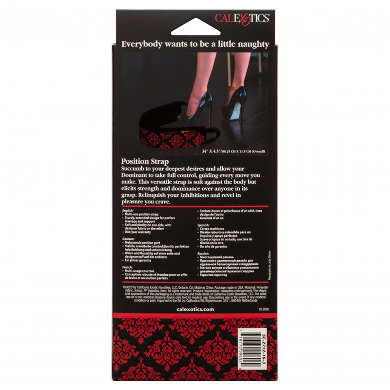 Cal Exotics Scandal Position Strap