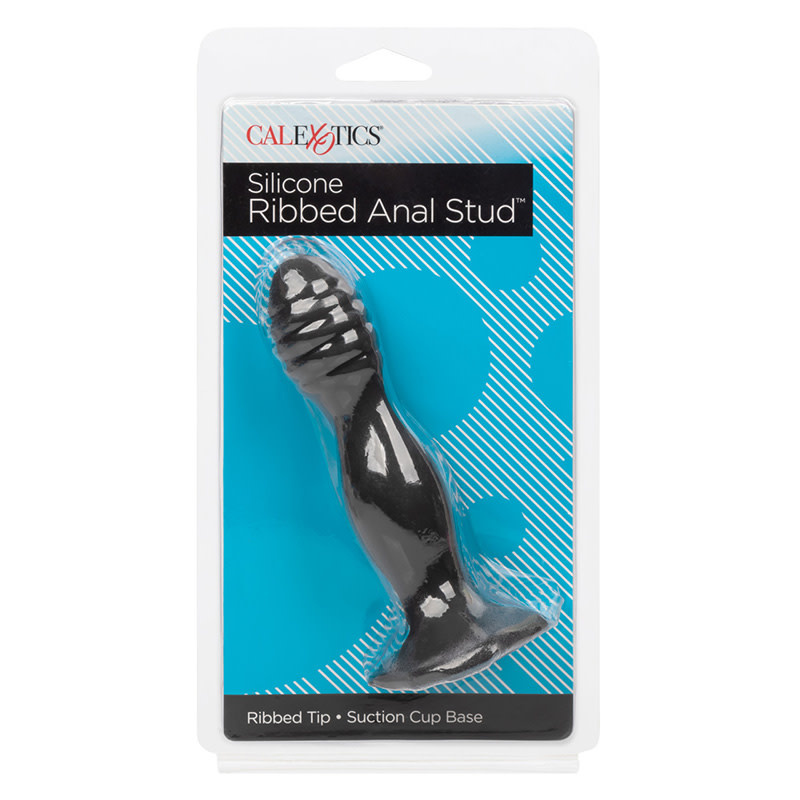 Cal Exotics Silicone Ribbed Anal Stud Probe