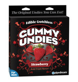 Pipedream Products Edible Crotchless Gummy Undies (Strawberry)