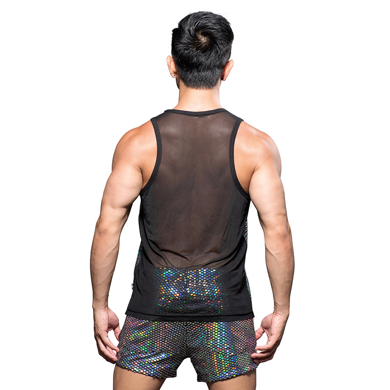 Andrew Christian Menswear Disco Mesh Tank