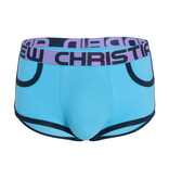 Andrew Christian Menswear ALMOST NAKED Retro Pocket Boxer (Aqua)