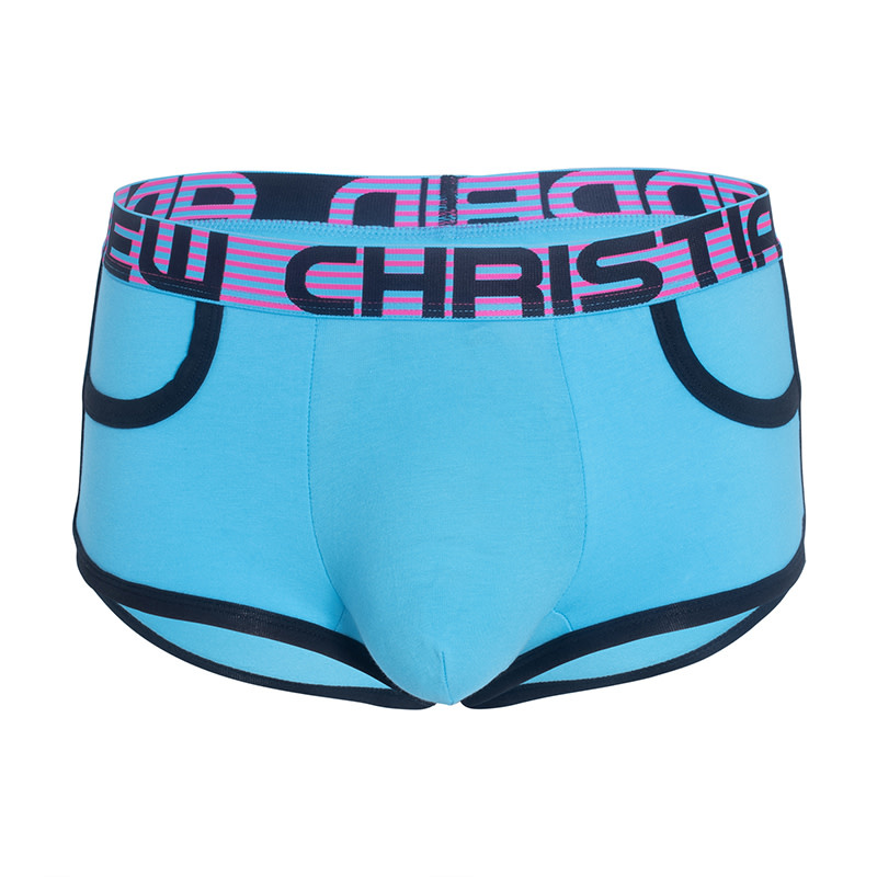 Andrew Christian Menswear ALMOST NAKED Retro Pocket Boxer (Aqua)