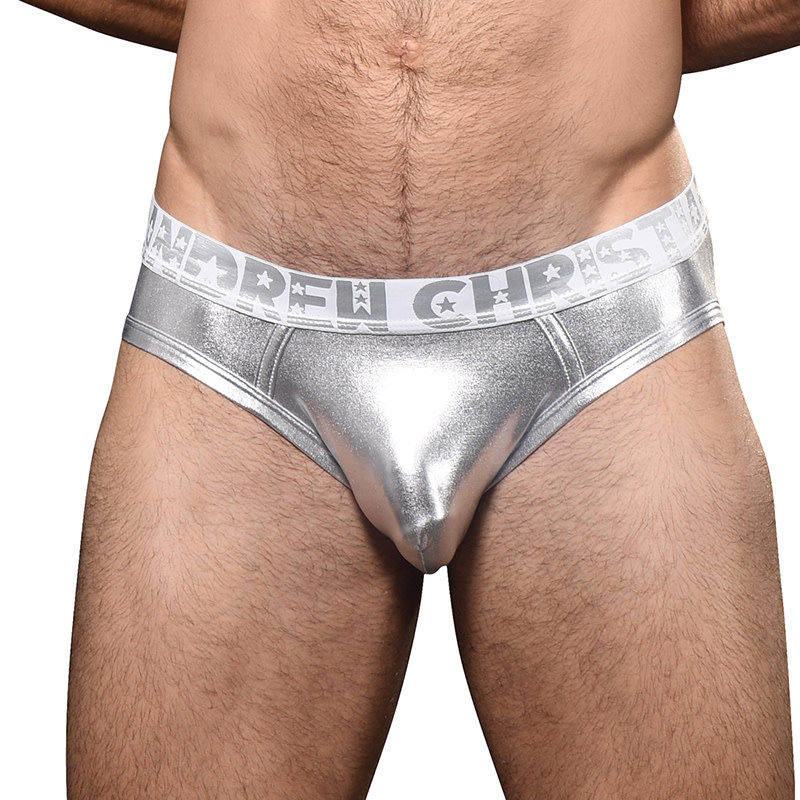 Andrew Christian Menswear Capsule Space Metallic Bubble Butt Jock