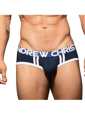 Andrew Christian Menswear CoolFlex Modal Active Brief w/ Show-It (Navy)