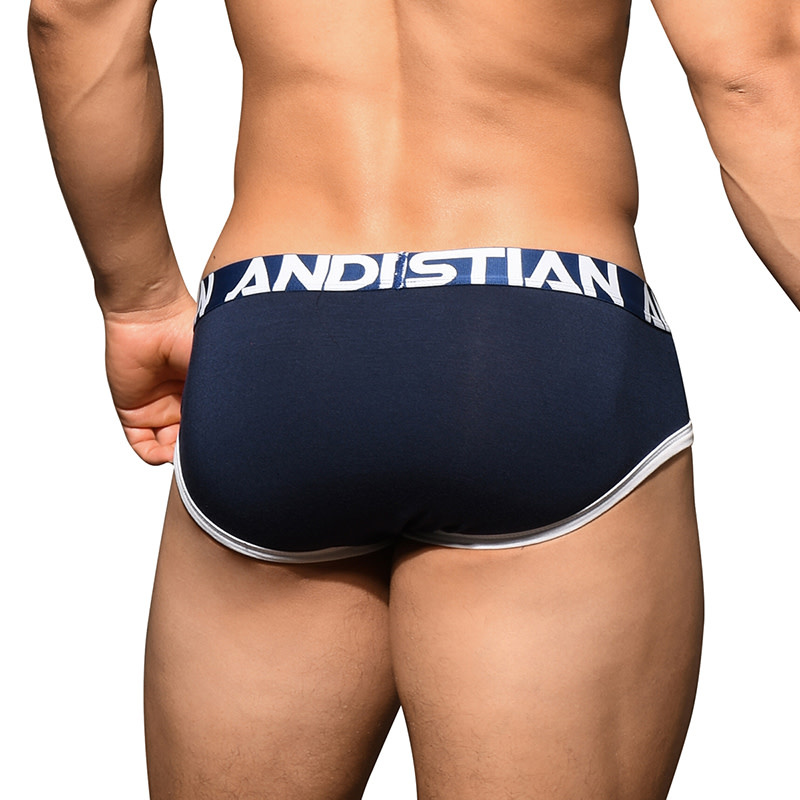 Andrew Christian Menswear CoolFlex Modal Active Brief w/ Show-It (Navy)