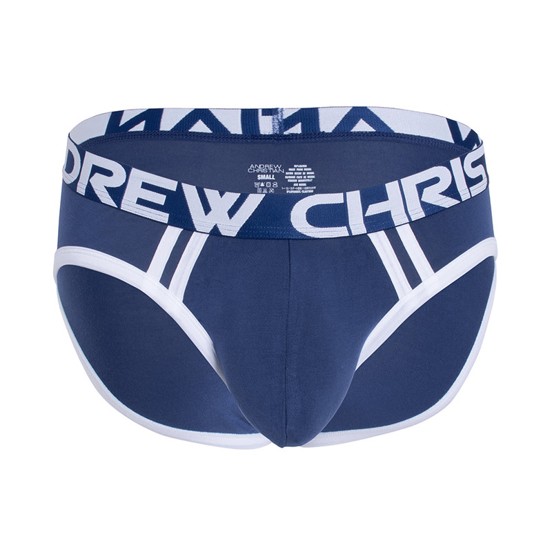 Andrew Christian Menswear CoolFlex Modal Active Brief w/ Show-It (Navy)
