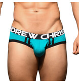 Andrew Christian Menswear CoolFlex Modal Active Brief w/ Show-It (Teal)