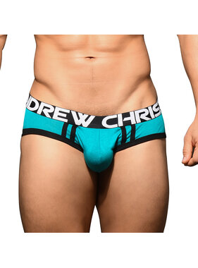 Andrew Christian Menswear CoolFlex Modal Active Brief w/ Show-It (Teal)