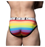 Andrew Christian Menswear Pride Stripe Brief w/ Almost Naked