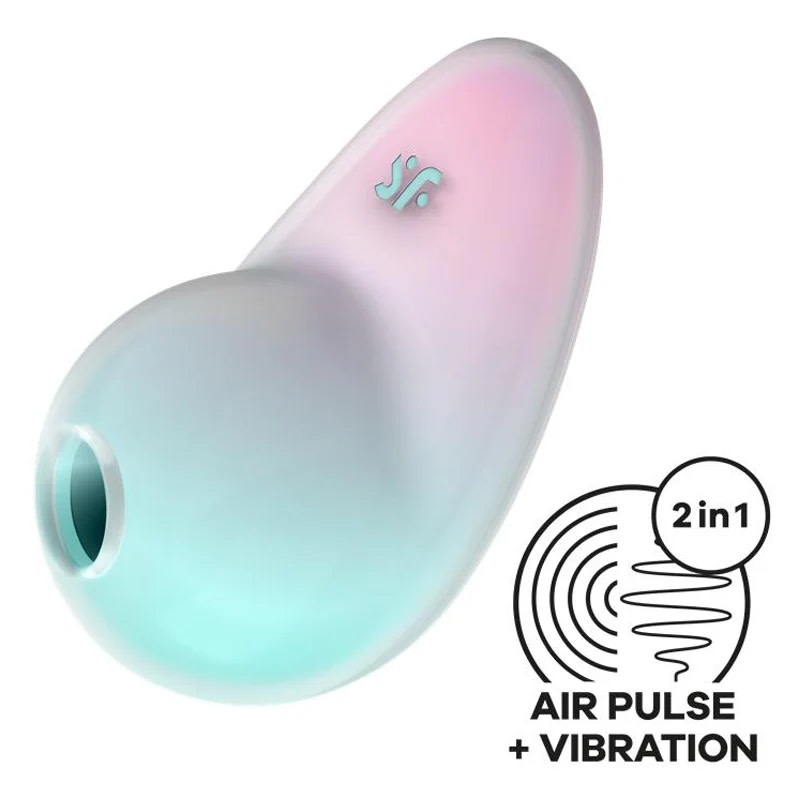 Satisfyer Satisfyer Pixie Dust Air Pulse Vibrator (Mint-Pink)