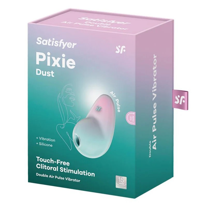 Satisfyer Satisfyer Pixie Dust Air Pulse Vibrator (Mint-Pink)