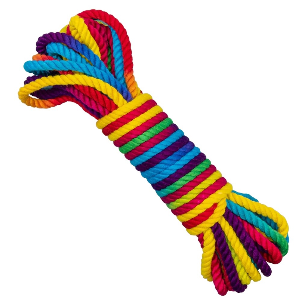 Emojibator Funfetti Rainbow Bondage Rope (8 m)