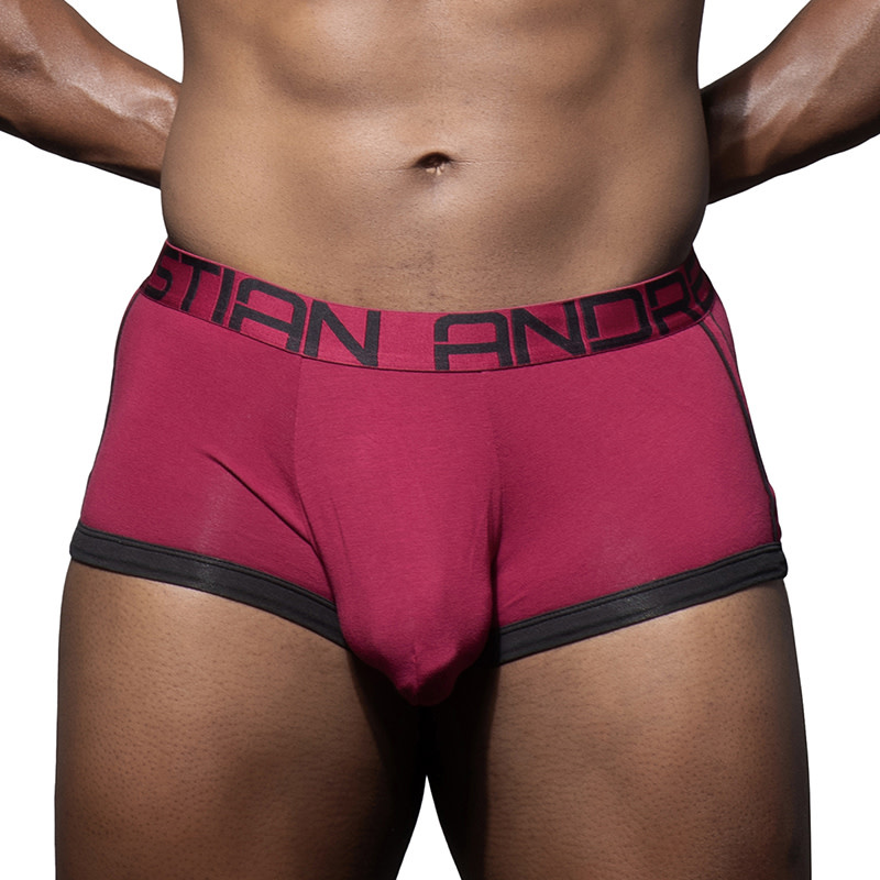 Andrew Christian Menswear TROPHY BOY For Hung Guys Boxer (Burgundy)
