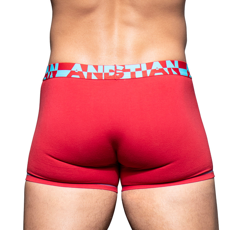 Andrew Christian Menswear ALMOST NAKED Hang-Free Boxer (Red)