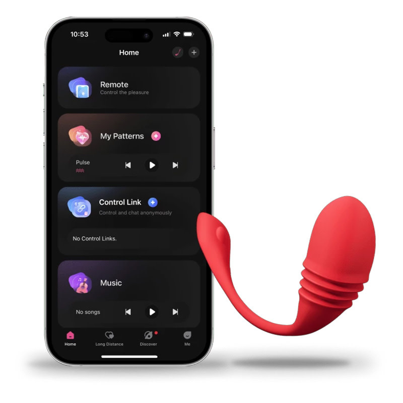 Lovense Toys Lovense: Vulse Thrusting Vibrating Egg