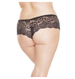 Coquette International Lingerie Lace Booty Shorts (Black)