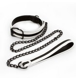 NS Novelties GLO Bondage Collar & Leash (Glow in the Dark)