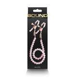 NS Novelties Bound DC1 Nipple Clamps (Pink)