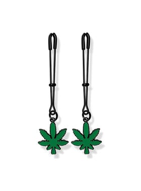 Global Novelties LLC Stoner Vibes: Glow in the Dark Tweezer Nipple Clamps