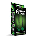 Global Novelties LLC Stoner Vibes: Glow in the Dark Tweezer Nipple Clamps