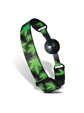Global Novelties LLC Stoner Vibes: Glow in the Dark Breathable Ball Gag