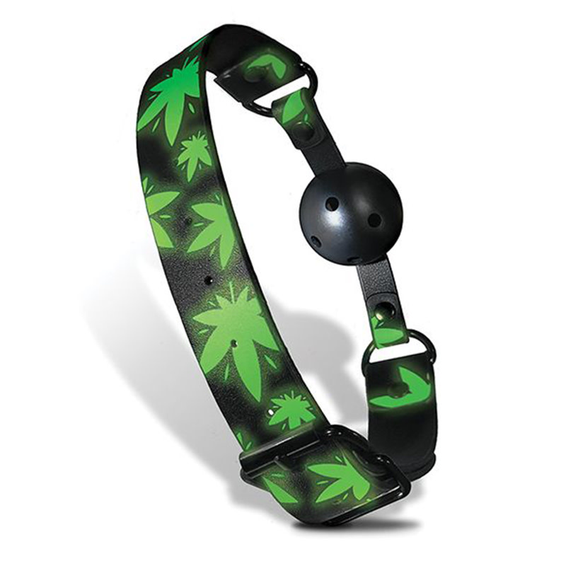 Global Novelties LLC Stoner Vibes: Glow in the Dark Breathable Ball Gag
