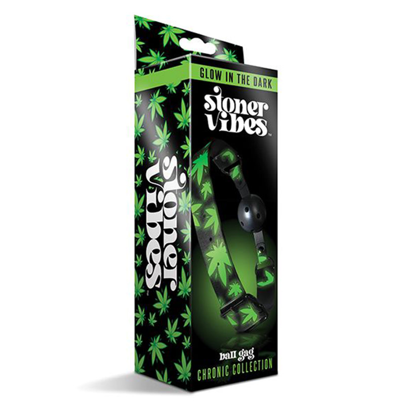 Global Novelties LLC Stoner Vibes: Glow in the Dark Breathable Ball Gag