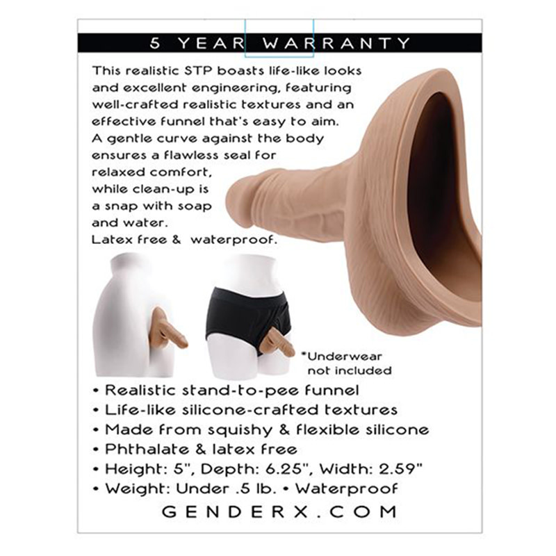 Evolved Toys Gender X Silicone Stand To Pee (Medium)
