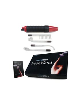 Stockroom KinkLab Red Handle Neon Wand w/Red Electrode