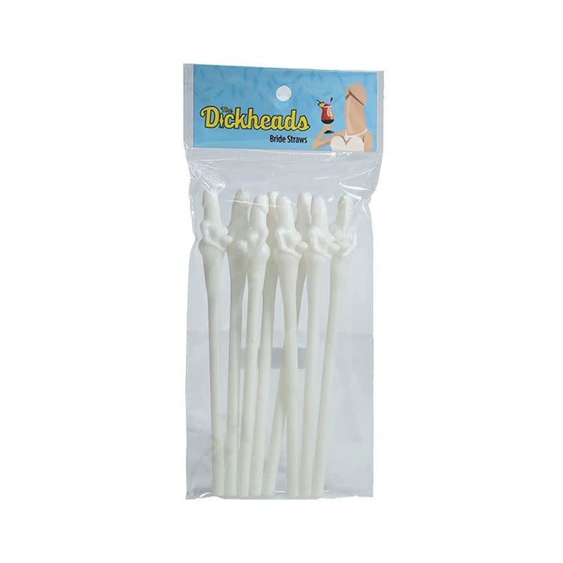 Shots America Toys The Dickheads: Bride Straws (Pack of 8)